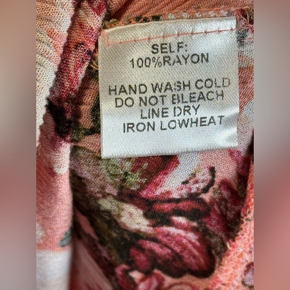 Bluiyv Young Contemporary Romper Dress‎ Pink Floral Long Sleeve Small - Picture 5 of 11